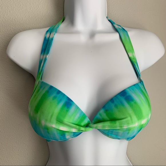 Tie Dye Bikini Push Up - Picture 2 of 4
